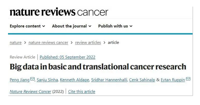 Nature子刊：基础和转化癌症研究中的大数据-1.png